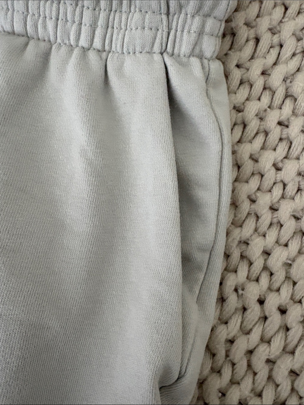 H&M Light Gray Drawstring Shorts - Picture 4 of 5